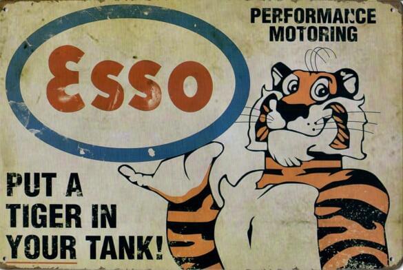 Esso Tiger - Old-Signs.co.uk
